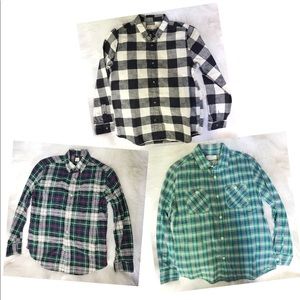 BUNDLE👕 Boys Size 12 Flannel | Zara & Crewcuts